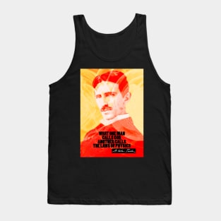 Nikola Tesla Quote 5 Tank Top